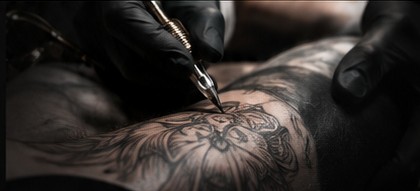 Tattooing session